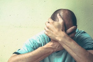 Man upset by domestic violence arrest