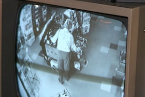 Store camera watches for shoplifting